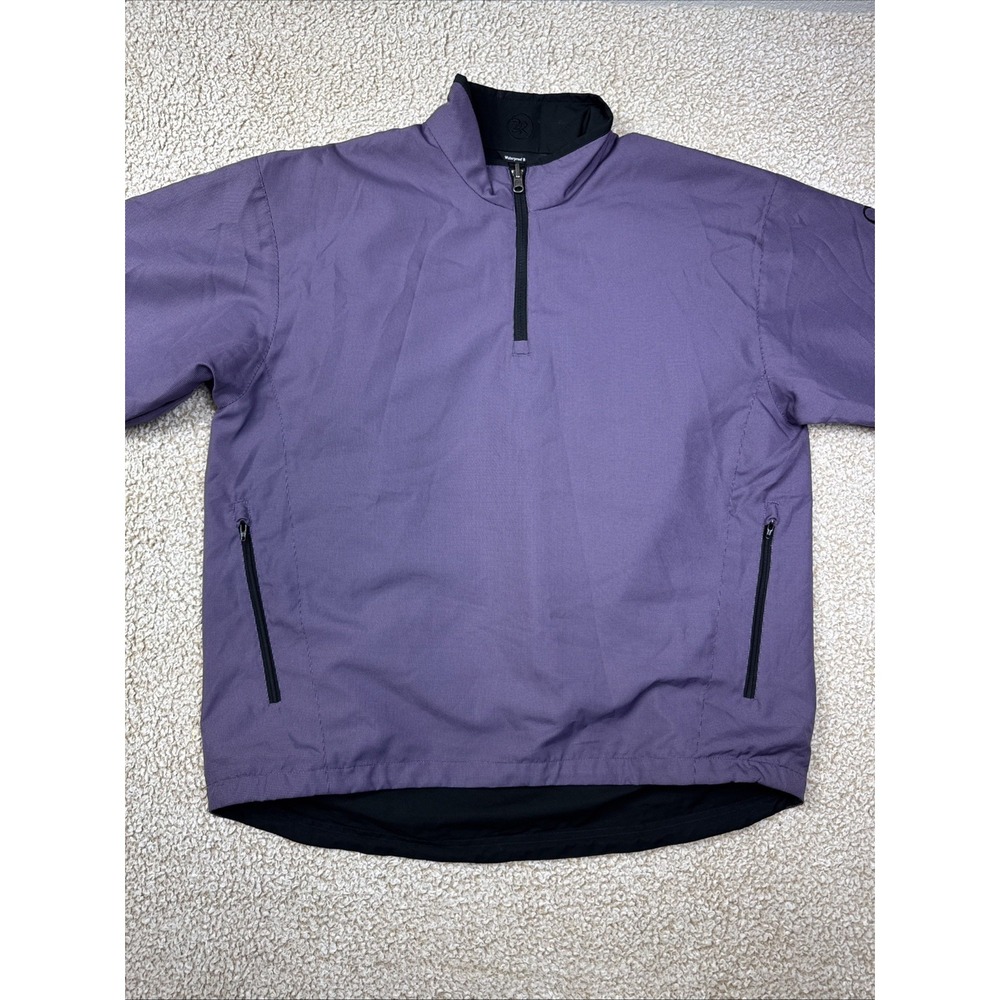 Zero Restriction Waterproof Reversible Short Sleeve Purple Black Men's Size M
